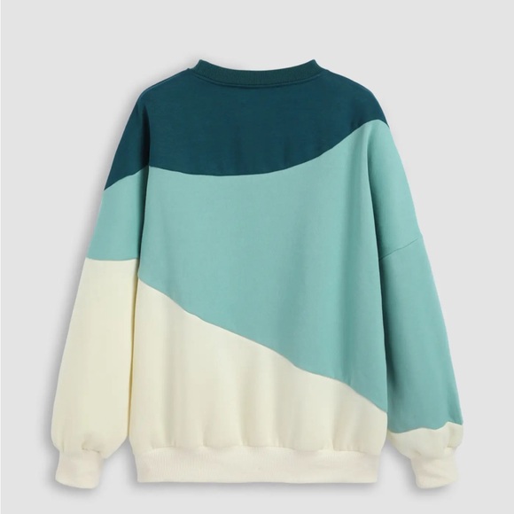 Terry Patchy Oversized Crewneck - Picture 2 of 4